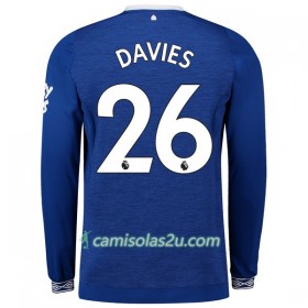 Camisolas de Futebol Everton Davies 26 Equipamento Principal 2018/19 Manga Comprida